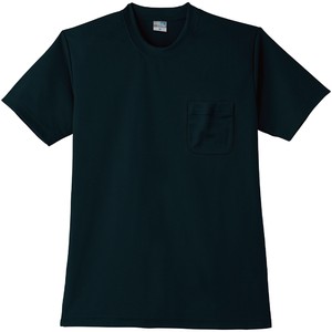 9012　DRY半袖Tシャツ（ポケット付）　ブラック