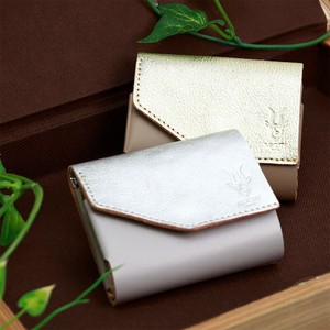 Trifold Wallet Genuine leather Compact Made in Japan