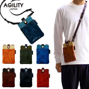 Shoulder Bag Shoulder Bag Genuine leather Made in Japan