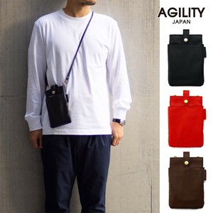 Small Crossbody Bag Shoulder Bag Genuine leather Pochette Made in Japan