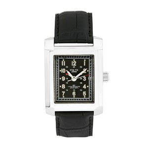 Analog Watch black Square Men's Made in Japan