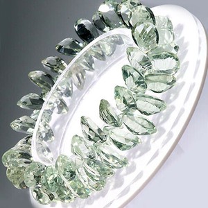 天然蛋白石/碧玺手链 绿色 手链 12 x 8mm