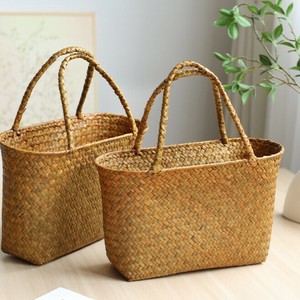 バスケット・カゴ  収納かご 草編   MBQ652