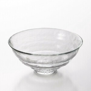 Adelia Main Dish Bowl Tsugaru Vidro Matcha Bowl Heat Resistant Glass 1-pcs Made in Japan