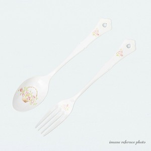 Enamel Spoon Rose Basket Made in Japan