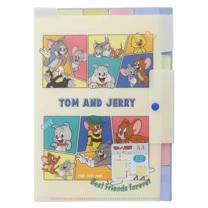 【ポケットファイル】トムとジェリー 上からも横からも取り出せるファイル コミック