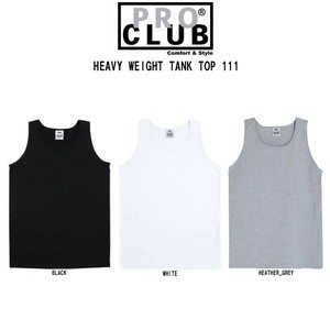 PRO CLUB(プロクラブ)タンクトップ 袖なし 無地 コットン HEAVY WEIGHT 111