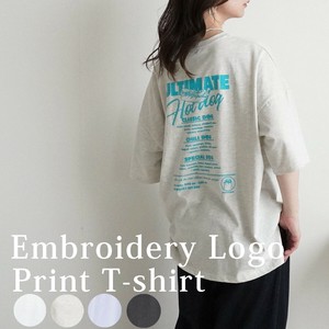 T-shirt Back Print Big Tee Short Sleeve