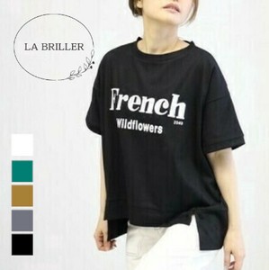【LA BRILLER】Frenchロゴシャツ