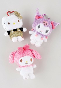 Sanrio Pouch Leopard Print Sanrio Hello Kitty KUROMI Mascot pouch