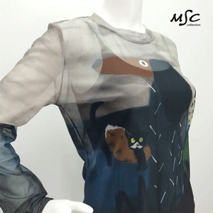 T-shirt Cat Mesh Dog Sheer