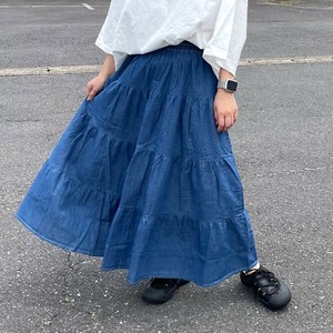 2025年新商品 裙子 Design 人气 蛋糕裙 立即发货 到脚踝长裙