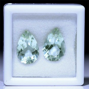 Jewelry Perforated Green 2-pcs 12 x 8mm