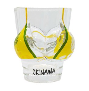 【ガラス小物入れ/ショットグラス】ビキニグラスパイン【OKINAWA F･JSG118】