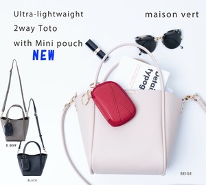Tote Bag Lightweight Mini Pouche 2-way