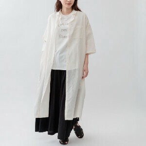 Casual Dress Big silhouette Cotton Linen Shirt Dress