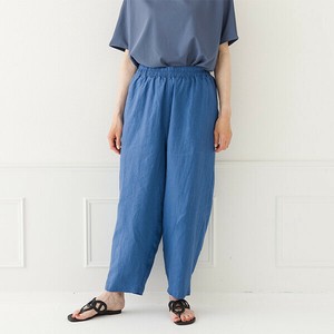 【2025春夏新作 Crea delice】73655 14番手リネン コクーン パンツ
