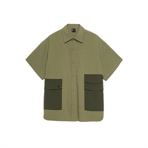 P21809 半袖 レトロ ワイシャツ トップス 男 メンズ 日系 カジュアル 2025春夏新作