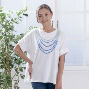 【2025年新作★】モダールリラックスTシャツ　レイグラデーション