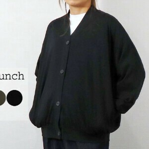 【予約販売】8月下旬入庫予定【2025新作】オーガニックスプライ天竺　オーバーサイズVネックカーディガン