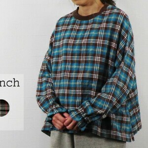 Pre-order Button Shirt/Blouse Check Candy Sleeve [2025 NEW]