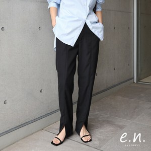 スリット ストレート パンツ