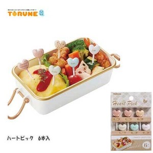 Lunch Picks Food picks heart 6-pcs set