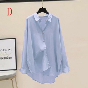 シャツ 長袖  無地 ゆったり 快適 レディース ファッション  DYLA490