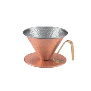 田辺金具 銅のコーヒードリッパー 槌目 小 4086