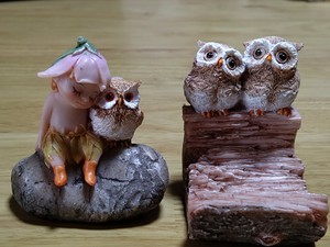Animal Ornament Owl Fairy