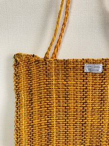 おすすめ★新作★【LUNA OPERA】FIQUE STRIPE SQ BAG（手織り）