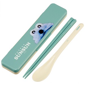 【公式】 音のならないコンビセット 箸18cm 【パペットスンスン】 スケーター