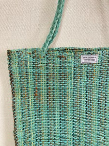 おすすめ★新作★【LUNA OPERA】FIQUE STRIPE SQ BAG（手織り）