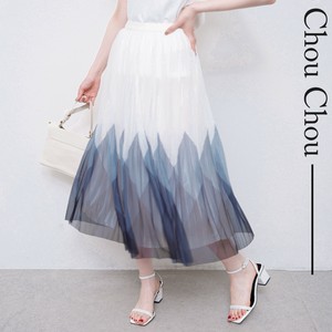 配色プリーツスカート　2025 新作　chouchou東京