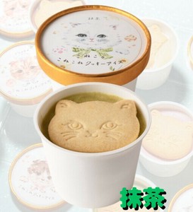 こねこのこねこねクッキーアイス 抹茶  106ml 88g【3ケース同梱必須　※6種フレーバーより選択可】