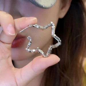 スター　ハート　ピアス S925ポスト　ピアス K18　ピアス アレルギー K18 ピアス　シルバー925 ピアス