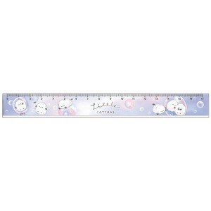 ■2025SS　新作■　かわいいとり　スリム17cm定規　リトルコットンズ