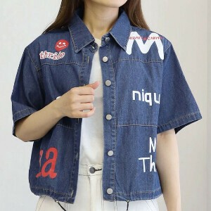 2025年新商品 衬衫 短款