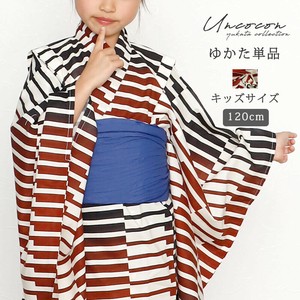 Kids' Yukata/Jinbei Red single item Retro