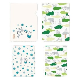 miffy×鳥獣戯画　A4クリアファイル2枚セット