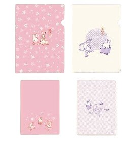 miffy×鳥獣戯画　A4クリアファイル2枚セット