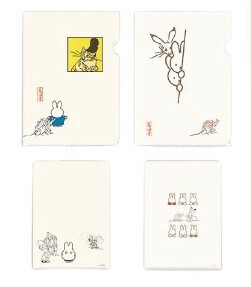 miffy×鳥獣戯画　A4クリアファイル2枚セット