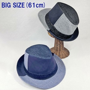 Felt Hat Patchwork Men's 61cm