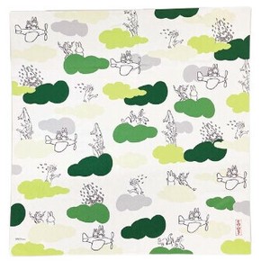 miffy×鳥獣戯画　風呂敷