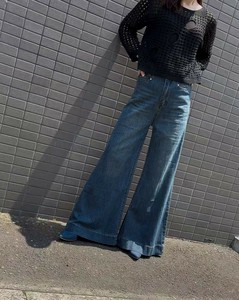 デニムワイドパンツ