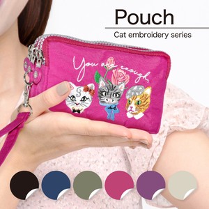 Pouch Cosmetic Pouch Cat Pocket Small Case