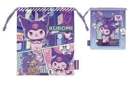 Pre-order Pouch Drawstring Bag Sanrio Characters KUROMI