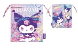 Pre-order Pouch Drawstring Bag Sanrio Characters KUROMI