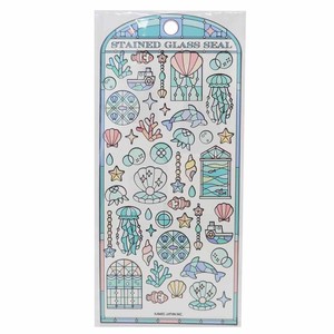 【取寄品】ステンドグラスシール サザナミグラス