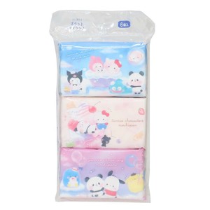 【取寄品】サンリオ×もちもちぱんだ ポケットティッシュ おともだち